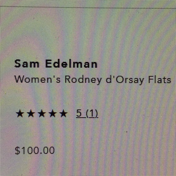 COPY - Sam Edelman Rodney flats size 8 (feels like a size 7) - Picture 9 of 9